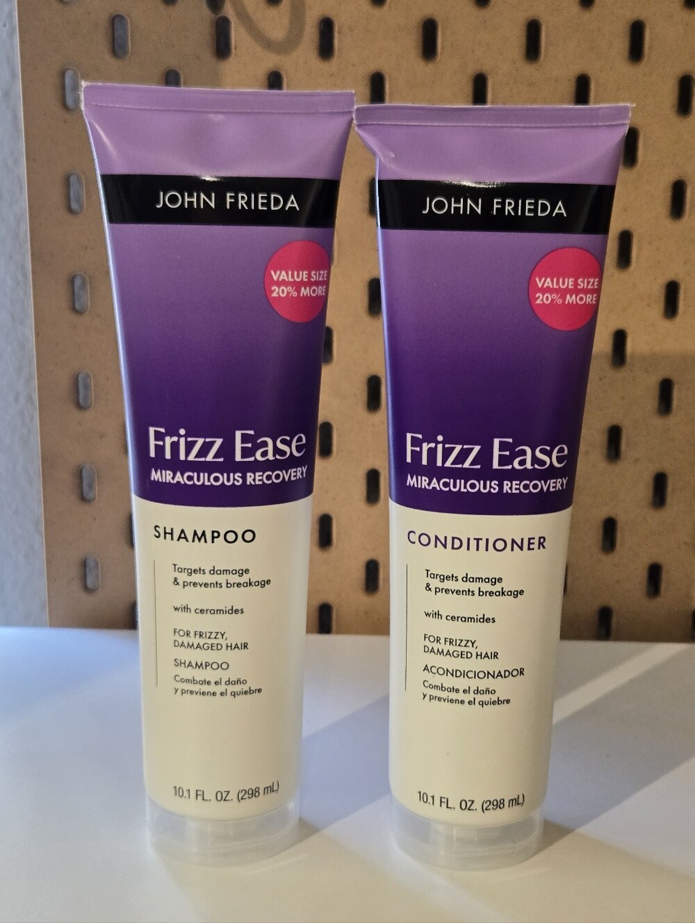 John Frieda Frizz Ease Miraculous Recovery Shampoo & Conditioner Frizzy Hair SET